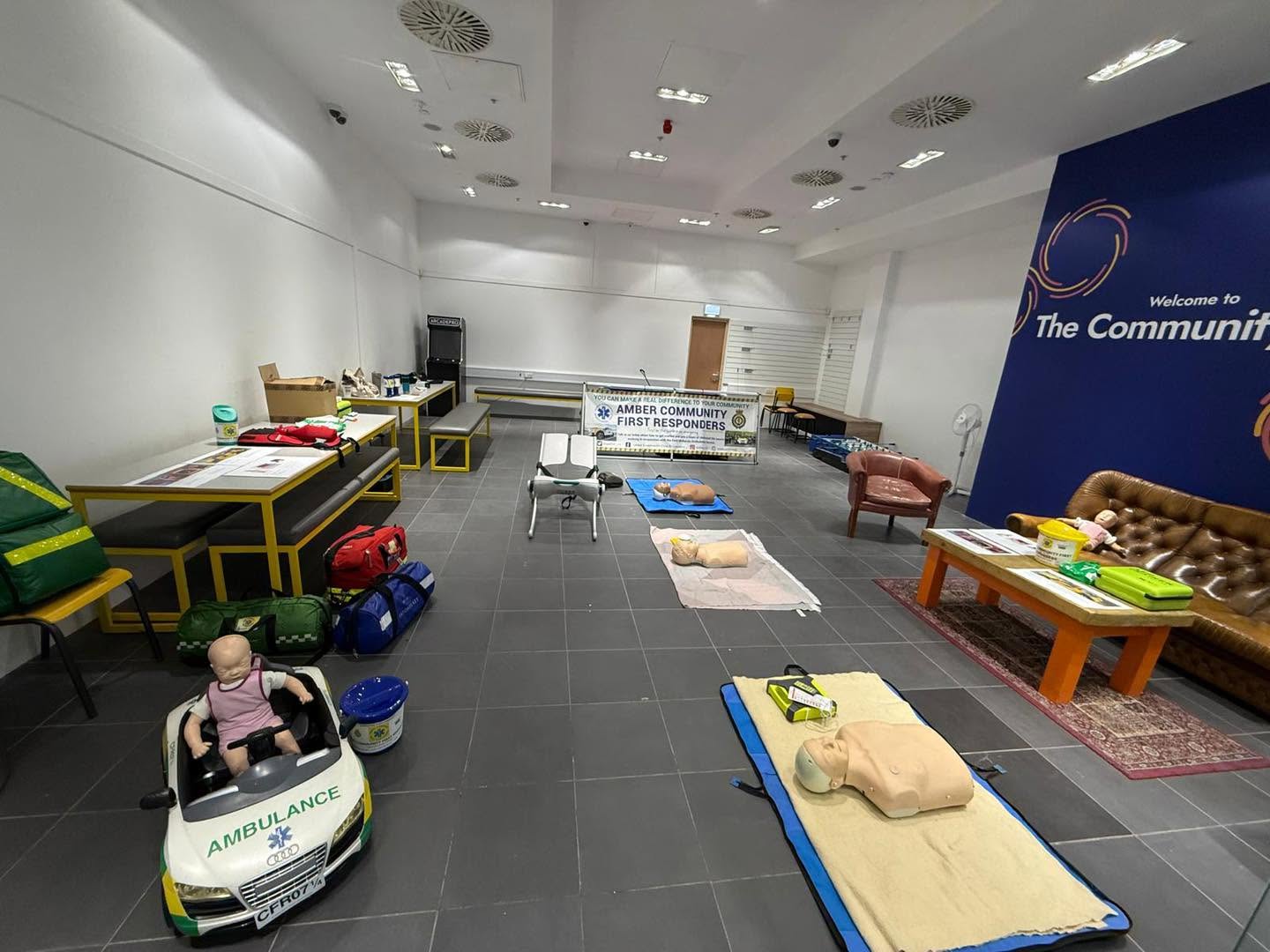 Amber Community First Responders at Derbion Community Hub, 25 April 2026